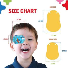img 2 attached to 👁️ OPTHOPATCH Kids Eye Patches - Fun Boys Design - Latex Free Hypoallergenic Cotton Bandages for Amblyopia & Cross Eye - Bonus 10 patches - Extra Sensitive Adhesive - 3 Reward Chart Posters