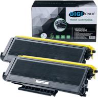 🖨️ digitoner high yield toner cartridge replacement for brother laser printer – compatible with tn580 tn650 tn620 – black [2 pack] logo