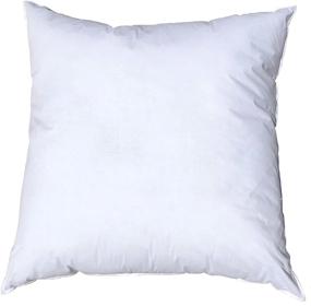 img 4 attached to 🛏️ Machine Washable 15x15 Inch Pillowflex Premium Polyester Filled Pillow Form Insert - Square Design - Made in USA