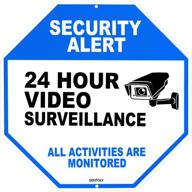 📹 occupational health & safety products: video surveillance signs for monitored activities logo