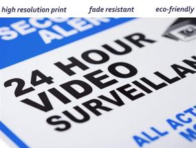 img 3 attached to 📹 Occupational Health & Safety Products: Video Surveillance Signs for Monitored Activities