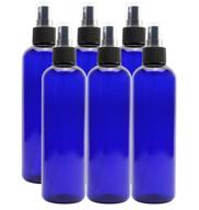 🌾 cornucopia 8oz cobalt blue pet plastic spray bottles with premium fine mist atomizers (6-pack); ideal for diy home cleaning, aromatherapy, and beauty care logo