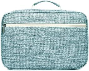 img 4 attached to 🎨 YOUNGCOL High Capacity Colored Pencil Case - Hold 300 Pencils or 200 Gel Pens - Organize and Store Watercolor Supplies in Light Blue