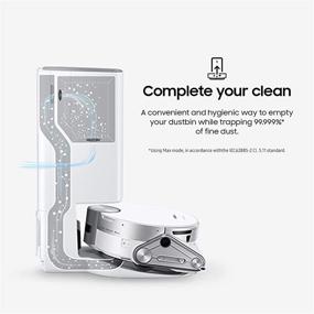 img 2 attached to 🤖 SAMSUNG Jet Bot AI+ Robot Vacuum Cleaner: Advanced Object Recognition, Intelligent Cleaning, Clean Station, Touchless Dust Removal, Precise Navigation, Camera, White