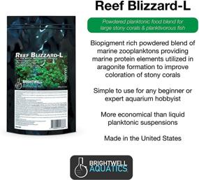 img 1 attached to 🌊 Brightwell Aquatics Reef Blizzard L - High-Quality Powder Planktonic Food Blend for Large Stony Corals & Planktivorous Fish