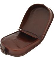 👜 premium visconti brown leather change holder: stylish and functional wallet accessory logo