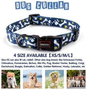 img 2 attached to 🐾 Adjustable QQPETS Dog Collar and Leash Set with Quick Release Buckle - Personalized Soft Collar + Unique 5ft Heavy Duty Leash for Small Medium Large Dogs - Ideal for Outdoor Walking & Training