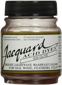 img 2 attached to 🎨 Vibrant Olive-toned Jacquard Acid Dyes: .5oz Top-Quality Colorant