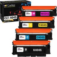 cartlee compatible toner cartridges for samsung clt-k404s clt-c404s clt-m404s clt-y404s - 1 black, 1 each color - compatible with xpress sl-c430w sl-c480fw sl-c480w c430 y404 k404 c480 logo