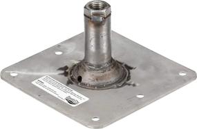 img 3 attached to 📍 Attwood SP-67739-T Lock’N-Pin ¾-Inch Pin Base: 7x7-Inch Threaded Base with Acetal Bushing and Pre-Drilled Holes