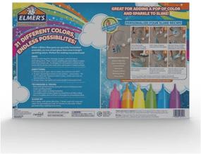 img 3 attached to 🌈 Elmer’s Rainbow Glitter Glue Pen Set, Assorted Colors, 0.356 oz Each, Pack of 31 - Ideal for Slime Making