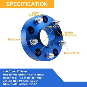 img 3 attached to Hubcentric Spacers 5X139 7 адаптеров 14X1 5