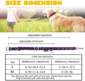 img 1 attached to 🐶 PetsHome Cat Collar and Dog Collar Set - Adjustable Collars for Cats and Small Dogs [Bling Beautiful Design]