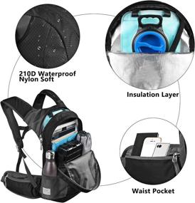 img 2 attached to 💦 Lunidry Hydration Pack: Stay Hydrated and Cool for Hours with Thermal Insulation and Leak-Proof Design!