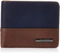 streamlined elegance: aldo minimalist wallet aissa black - enhance your style logo