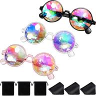 eye-catching kaleidoscope goggles: sunglasses for unforgettable festival decoration logo