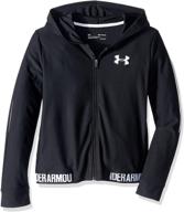 куртка under armour черная белая логотип