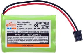 img 1 attached to 🔋 Pickle Power BT-446 Rechargeable Cordless Phone Batteries - Replacement for Uniden BP-446 BT-1005 TRU8885 TRU8885-2 TRU88852 TRU8888 TRU9460 TRU9465 TRU9480 TCX-800 - 3.6V 1000mAh Ni-MH (Pack of 3)