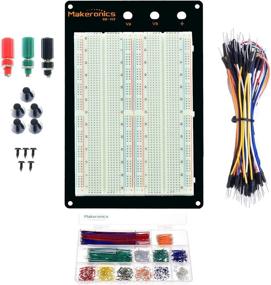 img 4 attached to 🧪 Makeronics Solderless 1660 Breadboard Super Kit - Experiment & Prototype circuits with Aluminum Back Plate + 350 Jumper Wires + 65 Jumpers for Arduino Projects