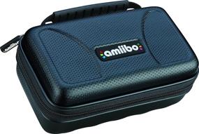 img 1 attached to 🎮 Black Deluxe Traveler Case/Box for Nintendo 3DS Amiibo - Officially Licensed Protective Storage, Display, and Carrying Solution