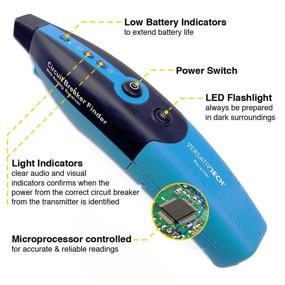 img 1 attached to 🔌 VersativTECH 3-in-1 Circuit Breaker Finder Multitool: GFCI Circuit Tester, LED Flashlight, and Accuracy in Identifying Power Source for Outlets