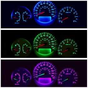 img 3 attached to 🔴 20-Pack WLJH Pink LED Bulbs Kit for 2003-2008 Subaru Forester, Instrument Gauge Cluster Indicator Warning Light Dash Panels Lights