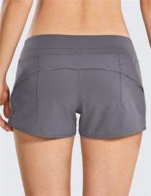 img 3 attached to 🩳 CRZ YOGA Women's Low-Rise Quick-Dry Workout Sports Active Running Shorts - Stay Cool and Comfy with 2.5 Inches Length