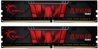 🔥 g.skill aegis ddr4 16gb pc 3200 cl16 ram kit (f4-3200c16d-16gis) – высокопроизводительная память 2x8gb логотип