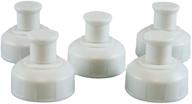 🚰 reduce water bottle replacement caps - sport design lid, 5 pack for waterweek bottles логотип