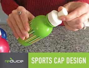 img 2 attached to 🚰 Reduce Water Bottle Replacement Caps - Sport Design Lid, 5 Pack for WaterWeek Bottles