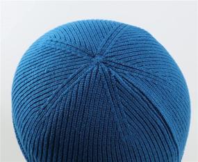 img 2 attached to 🧶 Connectyle Kids Beanie Hat - Cozy Winter Hats for Boys Girls with Fleece Lining - Knitted Cap