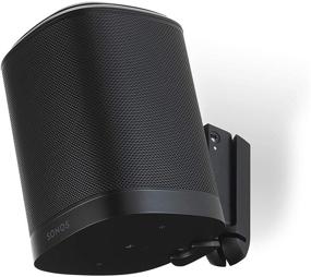 img 1 attached to 🔲 Stylish and Space-saving: Flexson Wall Mount for SONOS One (Single, Black)