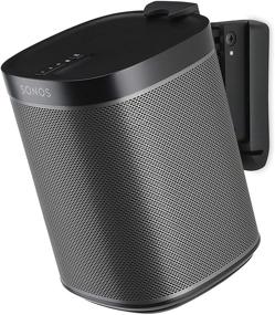 img 3 attached to 🔲 Stylish and Space-saving: Flexson Wall Mount for SONOS One (Single, Black)