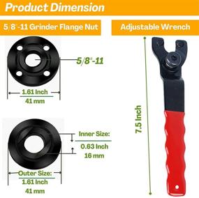 img 2 attached to 🔧 Milwaukee Compatible Grinder Wrench Spanner