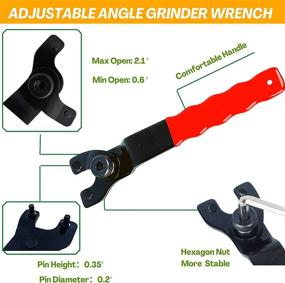 img 3 attached to 🔧 Milwaukee Compatible Grinder Wrench Spanner