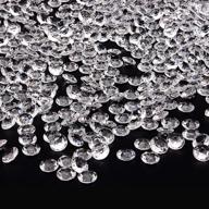 💎 nexxxi 3000pcs 6mm clear acrylic diamonds: perfect table scattering crystals for wedding, bridal shower, birthday party decorations & vase fillers logo