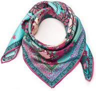 🧣 mulberry bandana headscarf turquoise - women's accessories in scarves & wraps by inaini logo