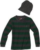 southpole stripe thermal jacket beanie boys' clothing in tops, tees & shirts logo