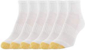 img 1 attached to 🧦 Gold Toe Women's Half Cushion Sport Quarter Socks with Mesh: 6-Pairs for Maximum Comfort and Ventilation