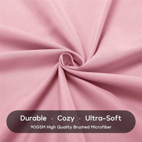 img 1 attached to 🛏️ SLEEP ZONE Ultra Soft Kids Twin Size Sheet Set - Wrinkle & Fade Resistant Double Brushed Microfiber Sheets with Pillowcase for Twin Bed (Twin, Ballet Pink)