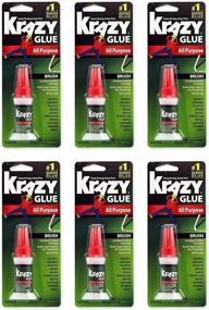 img 3 attached to 🖌️ Krazy Glue KG92548R Instant All Purpose Brush - 6 Pack - 0.18-Ounce Krazy Glue for Quick Bonding