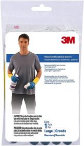 img 4 attached to 3M 90019 Household Cleaning Gloves - Large Size for Effective Cleaning