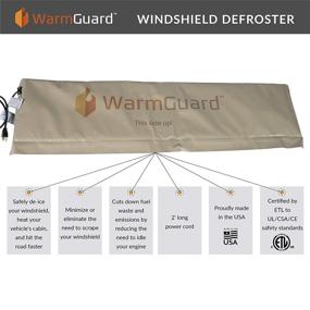 img 1 attached to Efficient 120V Truck Windshield Defroster & Cabin Space Heater - WarmGuard WGTWH, 200 Watts