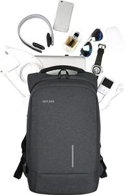 img 3 attached to 🔒 Secure and Durable: Backpack with Anti-Theft Compartments, Repellent and Shockproof