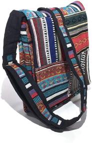 img 4 attached to Универсальная маленькая племенная бохемская сумка через плечо: сумка-борса и чехол для планшета