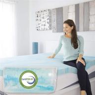 🛏️ xtra-comfort twin memory foam mattress topper – 3 inch gel bed pad for rv camping & dorm - soft pillow top - egg crate alternative luxury sleep layer логотип