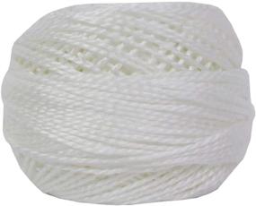 img 1 attached to DMC Pearl Cotton White Balls