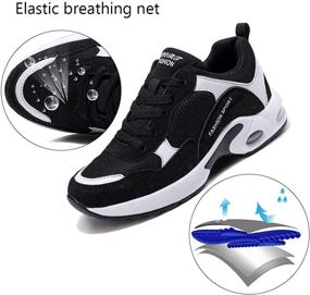 img 3 attached to 👟 Breathe Easy with KUNWFNIX Women's Breathable Sneakers for Active Travellers