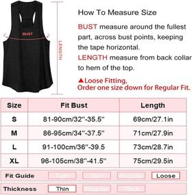 img 3 attached to 👚 VEQKING Women's Loose Fit Racerback Muscle Tanks - Sleeveless Shirts Pack for Yoga, Running, Exercise, Gym