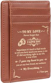 img 4 attached to 🎁 NapaWalli: Premium Wallets, Card Cases & Money Organizers - Perfect Anniversary, Christmas or Birthday Gifts for Men!